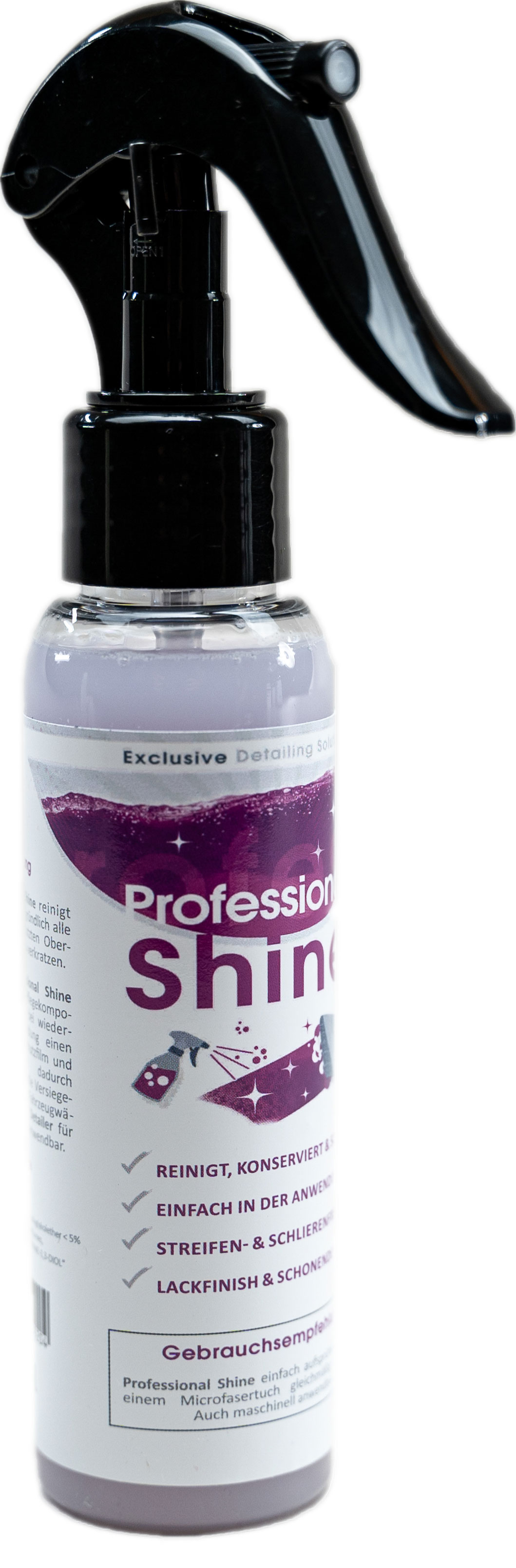 FreyChemie Professional Shine Auto Pflegemittel - Sprühglanz & Detailer für einen perfekten Glanz, silikonölfrei